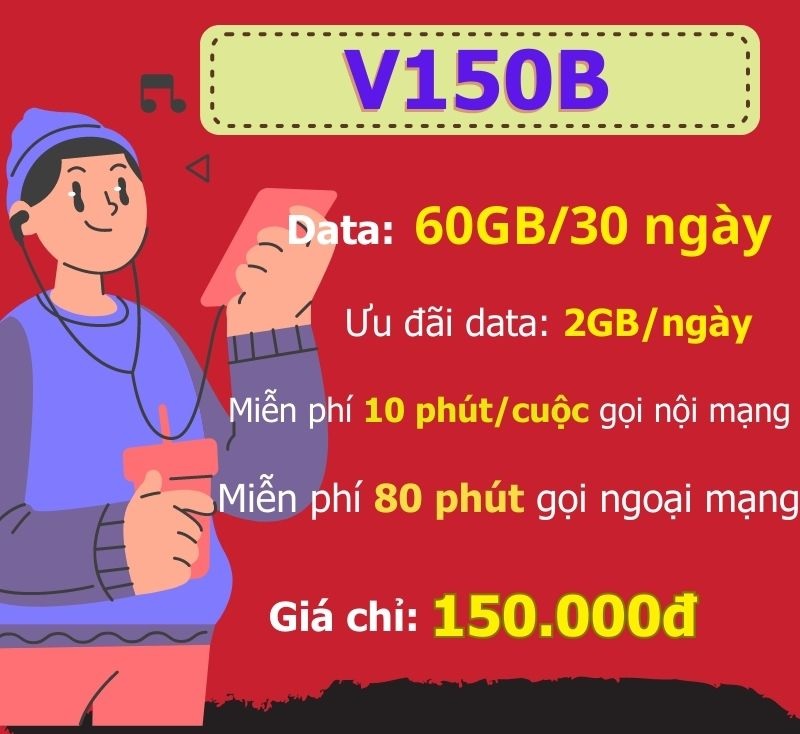 Gói Mạng V150B Viettel