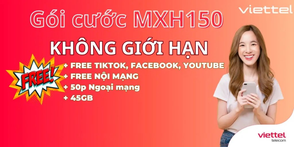 Gói Mạng Viettel MXH150