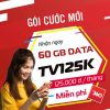 Gói 4G Viettel 3TV125K