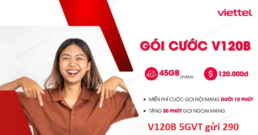 Gói Mạng V120B Viettel