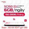 GÓi Cước Viettel 5G150