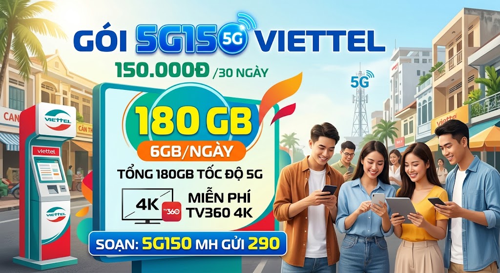 Gói cước 5G150 Viettel